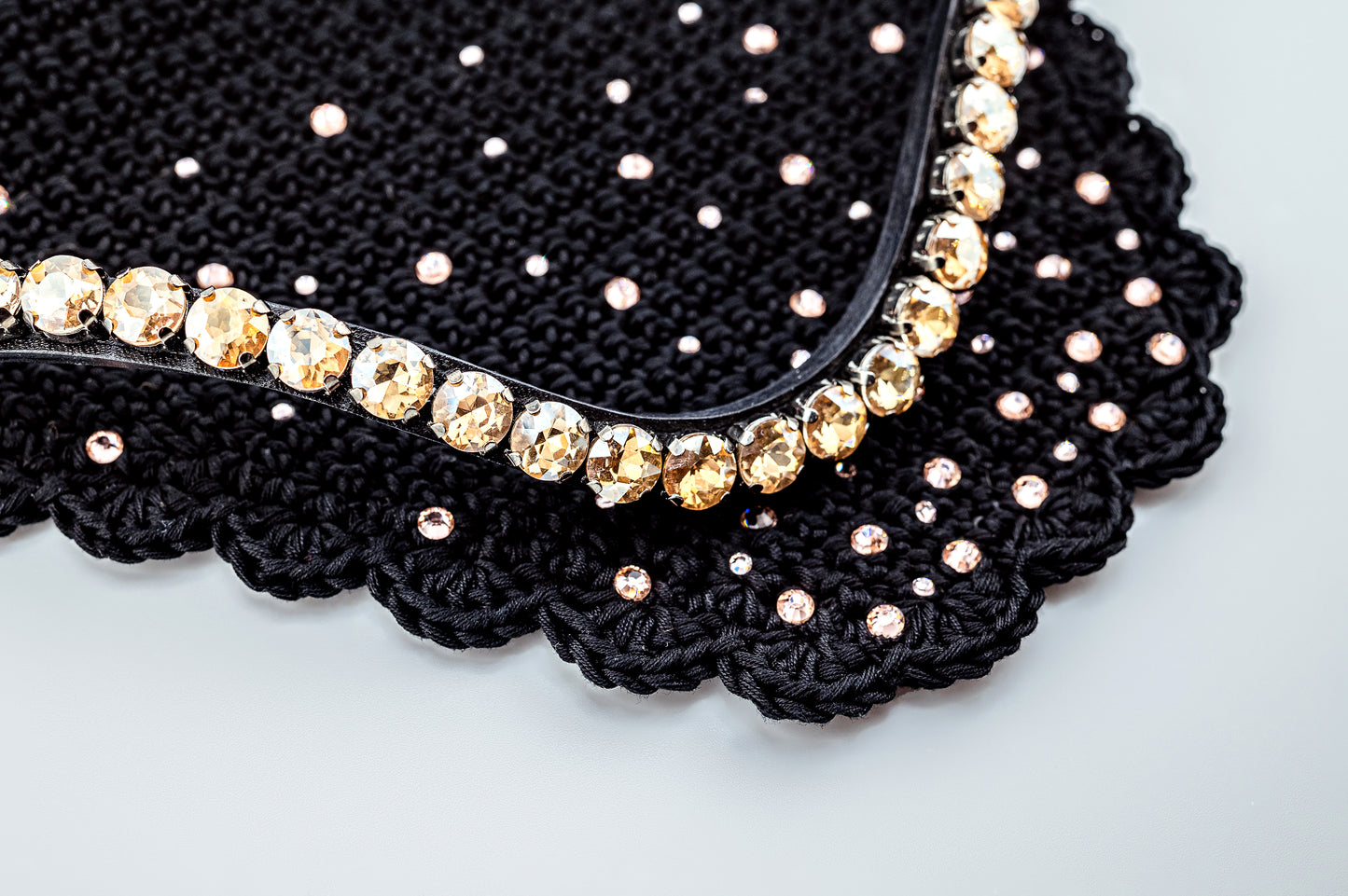 IBV EQUINE Crystal Champagne browband