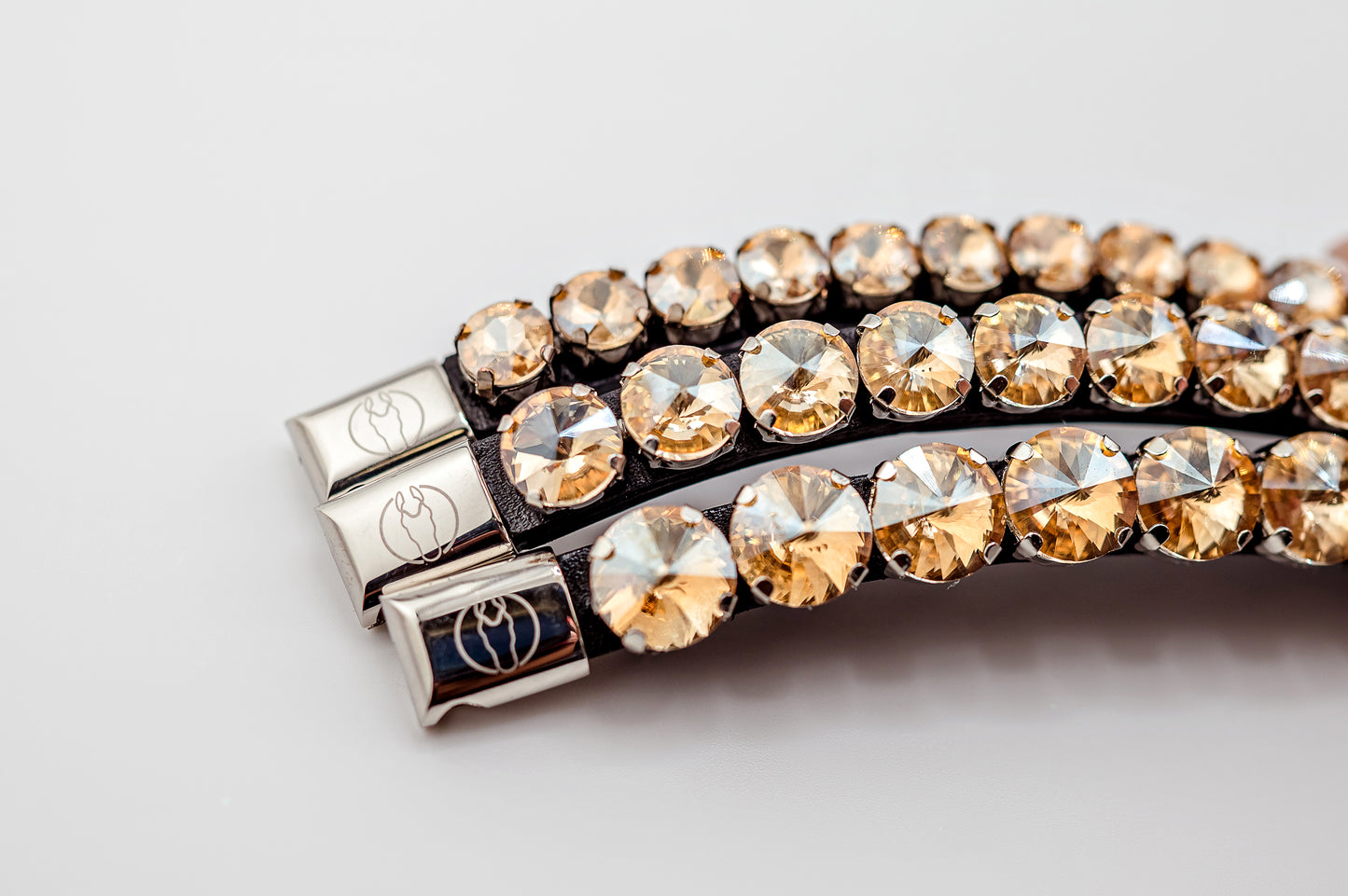 Horse browband Crystal Champagne by IBV Equine