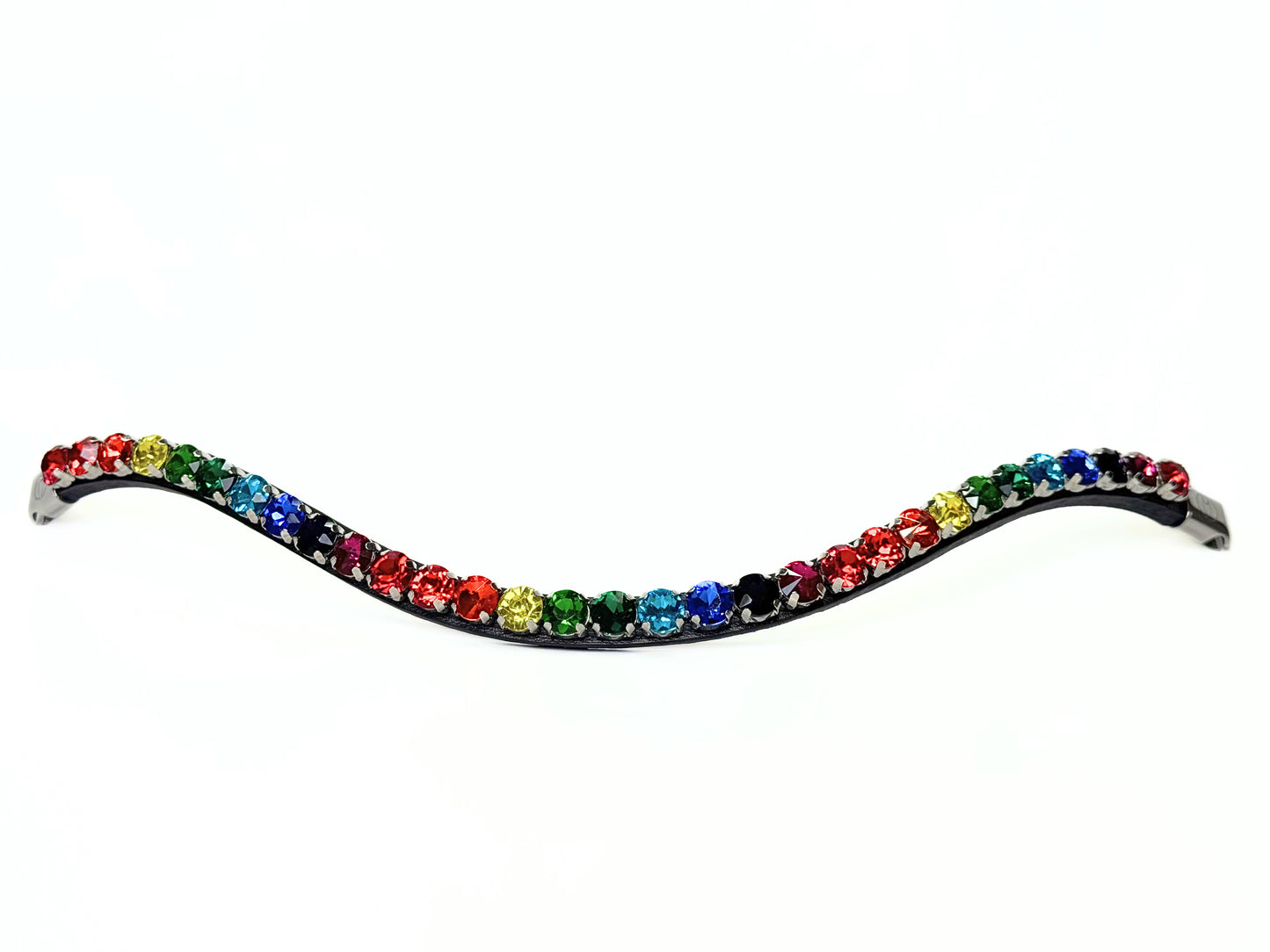 Horse browband Crystal Rainbow by IBV Equine