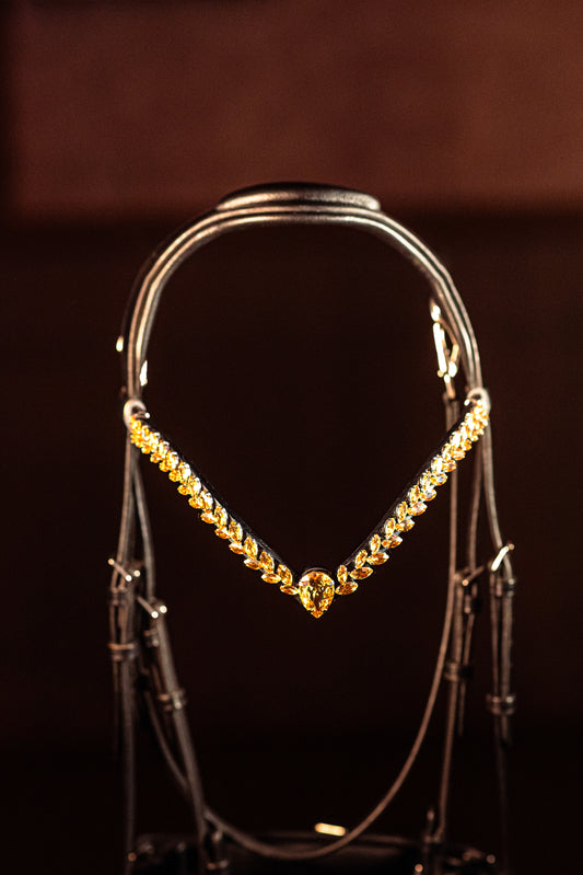 Horse browband Regalia Topaz by IBV Equine