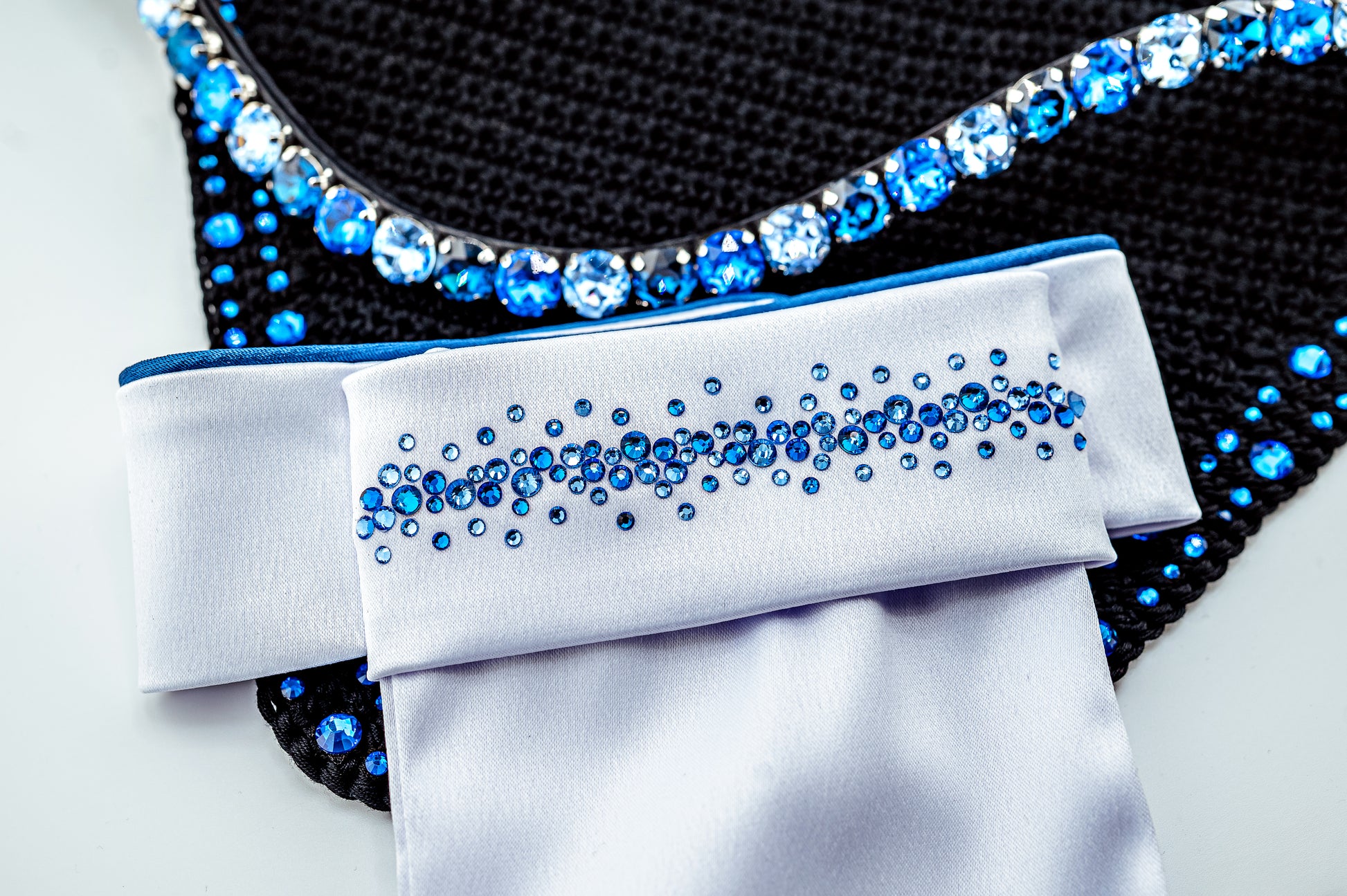 Horse browband Crystal &nbsp;Ocean Sky by IBV Equine