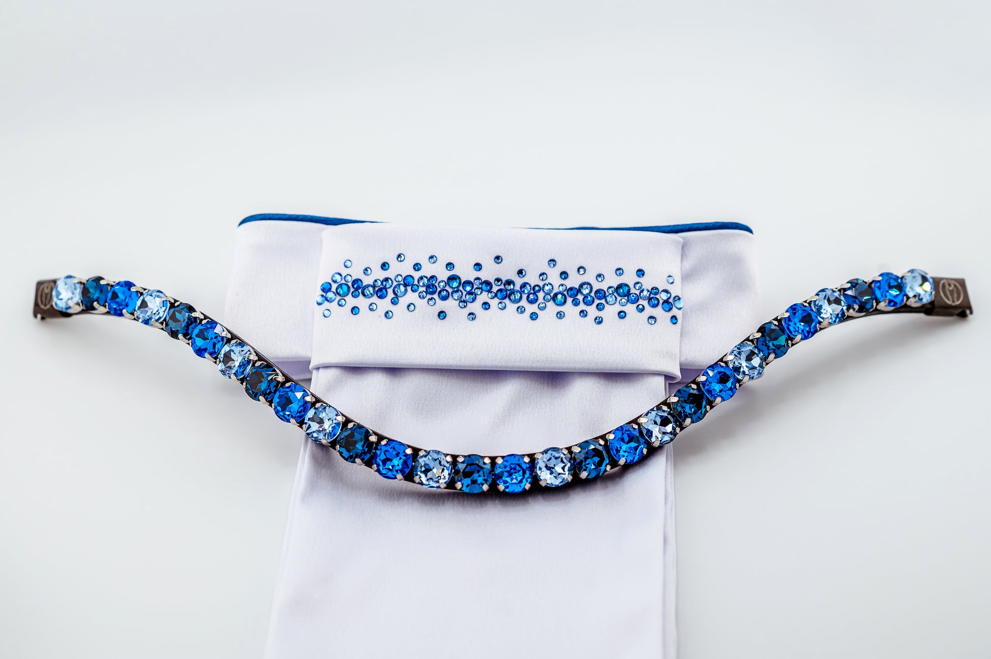 Horse browband Crystal &nbsp;Ocean Sky by IBV Equine