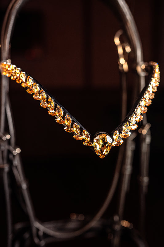 Horse browband Regalia Topaz by IBV Equine